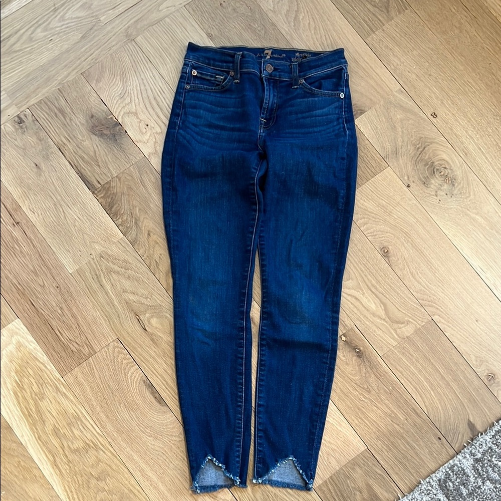 7 For All Mankind Women's The Ankle Skinny Jeans
